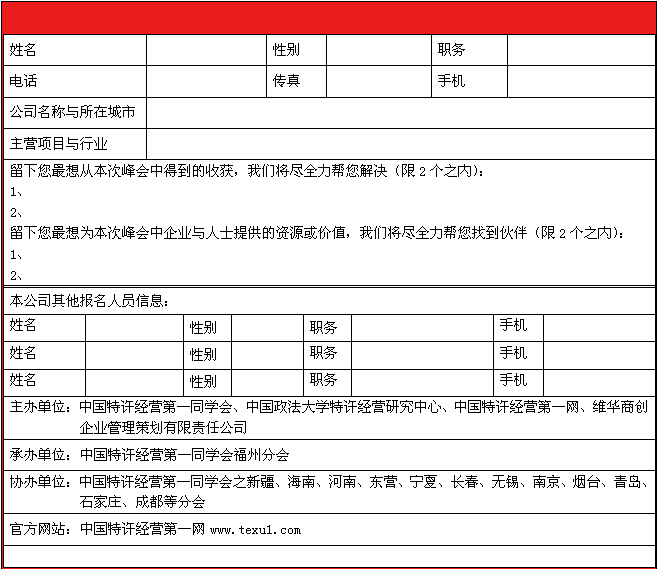 第十三屆中國特許經(jīng)營福州峰會